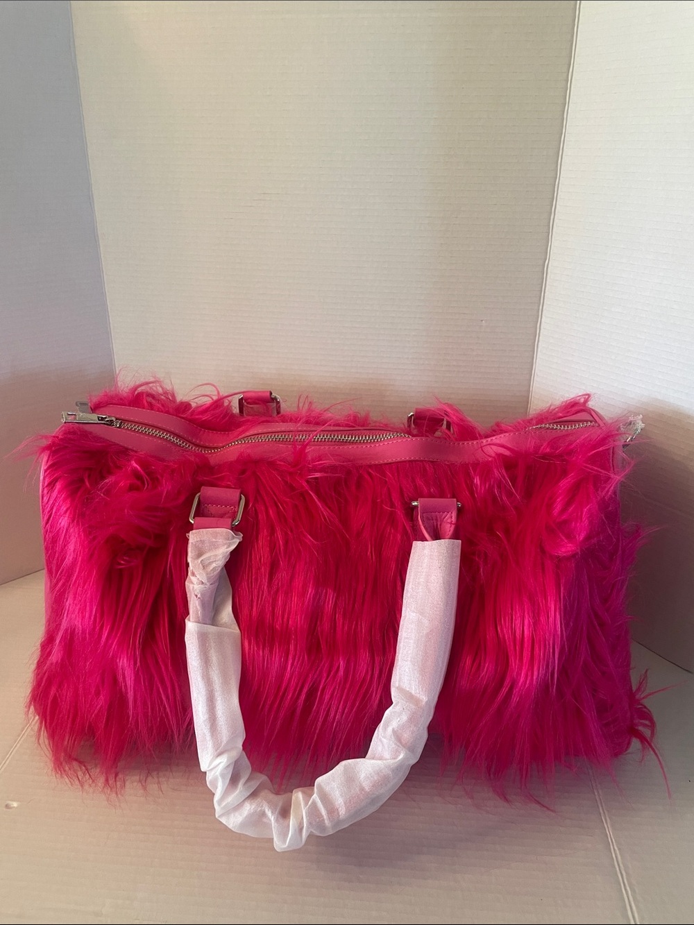 Current Mood CASE OF THE GRUMPIES FUZZY WEEKENDER BAG